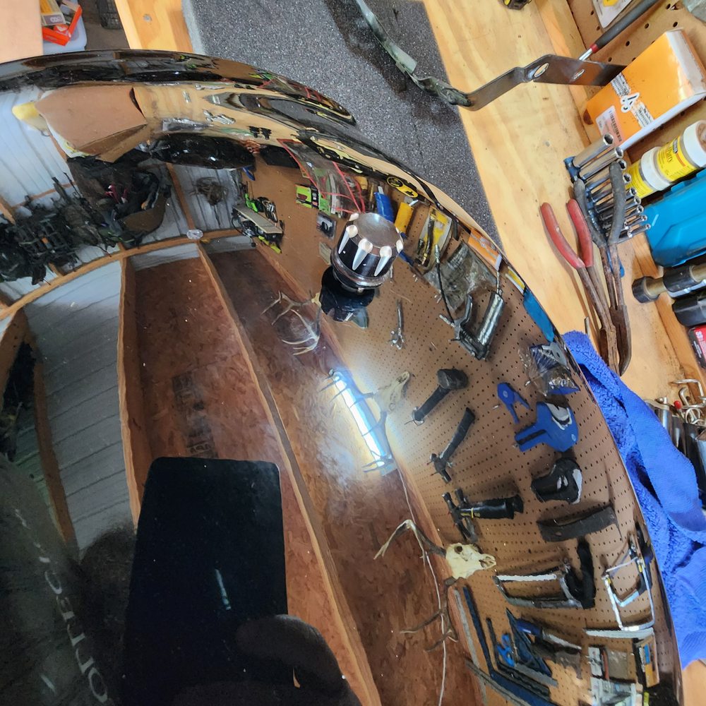 Ronnie's V twin Cycles - More scratches on rear fender - Motorcycle Repair Near Me - Willis, Texas Ronnie's V twin Cycles - More scratches on rear fender - Motorcycle Repair Near Me - Willis, Texas