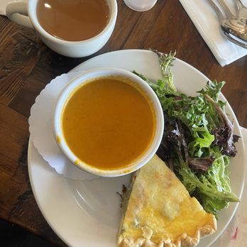 Thyme In The Ranch - House quiche tomato soup - Breakfast & Brunch Near Me - Rancho Santa Fe, California Thyme In The Ranch - House quiche tomato soup - Breakfast & Brunch Near Me - Rancho Santa Fe, California