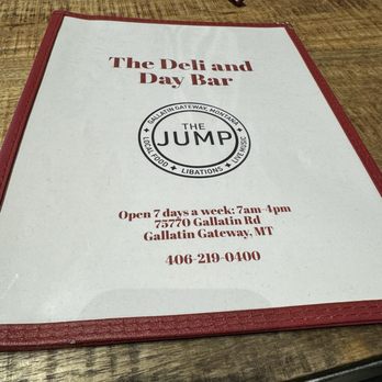 The Jump - Menu cover - Gastropubs Near Me - Bozeman, Montana The Jump - Menu cover - Gastropubs Near Me - Bozeman, Montana