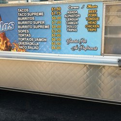 Las Perlas Taco Truck - Nice menu