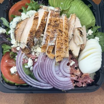 Village Cafe - Another angle of our famous COBB SALAD - Coffee & Tea Near Me - Camarillo, California Village Cafe - Another angle of our famous COBB SALAD - Coffee & Tea Near Me - Camarillo, California