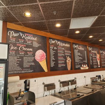 Pav's Creamery - Green - Menu board 2025 - Ice Cream & Frozen Yogurt Near Me - Uniontown, Ohio Pav's Creamery - Green - Menu board 2025 - Ice Cream & Frozen Yogurt Near Me - Uniontown, Ohio