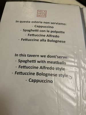 Menu photo 1 Velavevodetto ai Quiriti Rome, RM