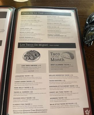 Menu photo 1 Miguel's Cocina San Diego, CA