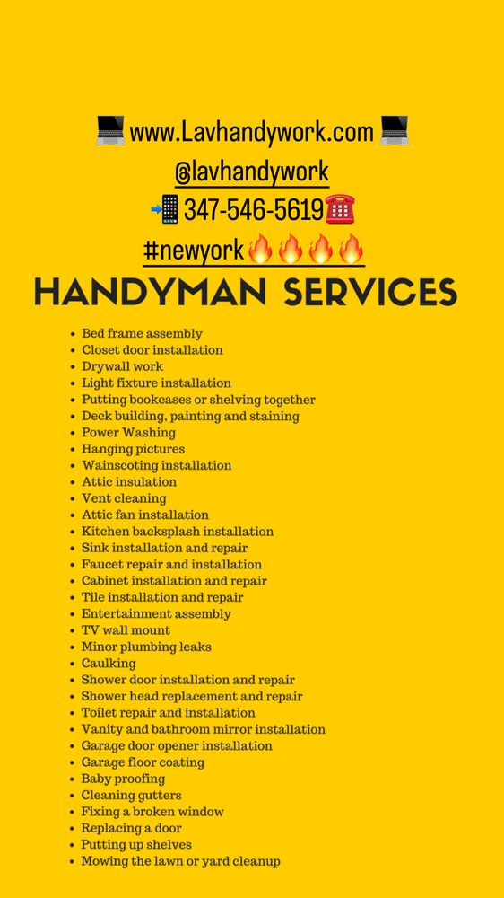 Slide of Lav Handy Work