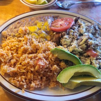 Mitla Cafe - Machaka plate.   Yummmmmm - Mexican Near Me - San Bernardino, California