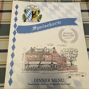 Schmankerl Stube - Front of menu - German Near Me - Hagerstown, Maryland Schmankerl Stube - Front of menu - German Near Me - Hagerstown, Maryland