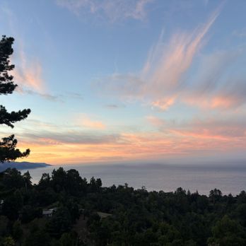 Post Ranch Inn - View from the back patio of the South Coast House - Hotels Near Me - Big Sur, California
