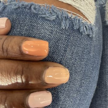 LP Nails - Two days after receiving a manicure with gel polish. - Nail Salons Near Me - Lithia Springs, Georgia LP Nails - Two days after receiving a manicure with gel polish. - Nail Salons Near Me - Lithia Springs, Georgia