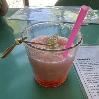 Backyard - Gilbert - Strawberry Frozen Margarita - Cocktail Bars Near Me - Gilbert, Arizona