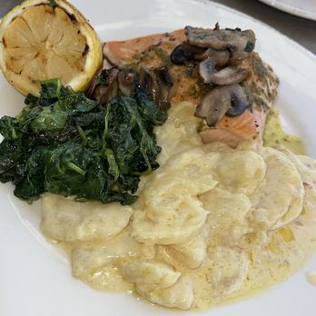 Bluewater Grill - pan seared salmon - Seafood Near Me - Avalon, California Bluewater Grill - pan seared salmon - Seafood Near Me - Avalon, California