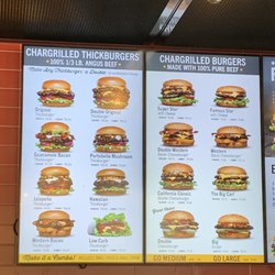 Carl’s Jr - The menu