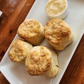The Tasty Table - Biscuits with smoked brown sugar butter - American Near Me - Ossining, New York The Tasty Table - Biscuits with smoked brown sugar butter - American Near Me - Ossining, New York