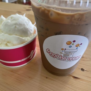 Foggi Ice Cream - Coconut Ice Cream- delicious, kid size is still very generous. Vietnamese Iced Coffee was only ok - Ice Cream & Frozen Yogurt Near Me - Mission, Kansas Foggi Ice Cream - Coconut Ice Cream- delicious, kid size is still very generous. Vietnamese Iced Coffee was only ok - Ice Cream & Frozen Yogurt Near Me - Mission, Kansas