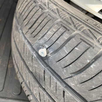 Goodyear Auto Service - Look at the screw.   Sure took the air out of my tire. - Tires Near Me - Kaneohe, Hawaii