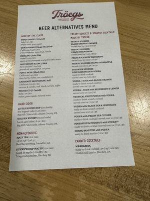 Menu photo 8 Tröegs Brewing Company Hershey, PA Menu photo 8 Tröegs Brewing Company Hershey, PA