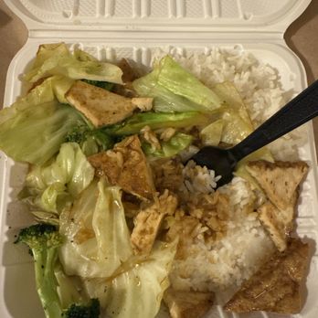 Quickway Hibachi - This was the tofu hibachi. Disappointing. - Japanese Near Me - Towson, Maryland Quickway Hibachi - This was the tofu hibachi. Disappointing. - Japanese Near Me - Towson, Maryland