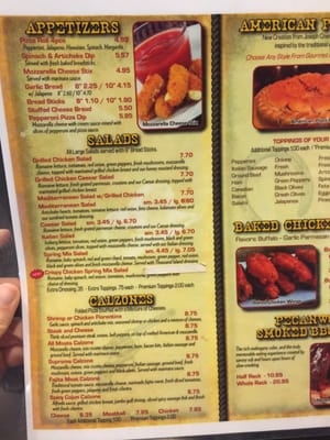 Menu photo 8 Pipeline Pizza Pasadena, TX