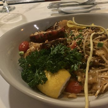 Poor Calvin's - Pad Thai lobster, scallops! - Asian Fusion Near Me - Atlanta, Georgia