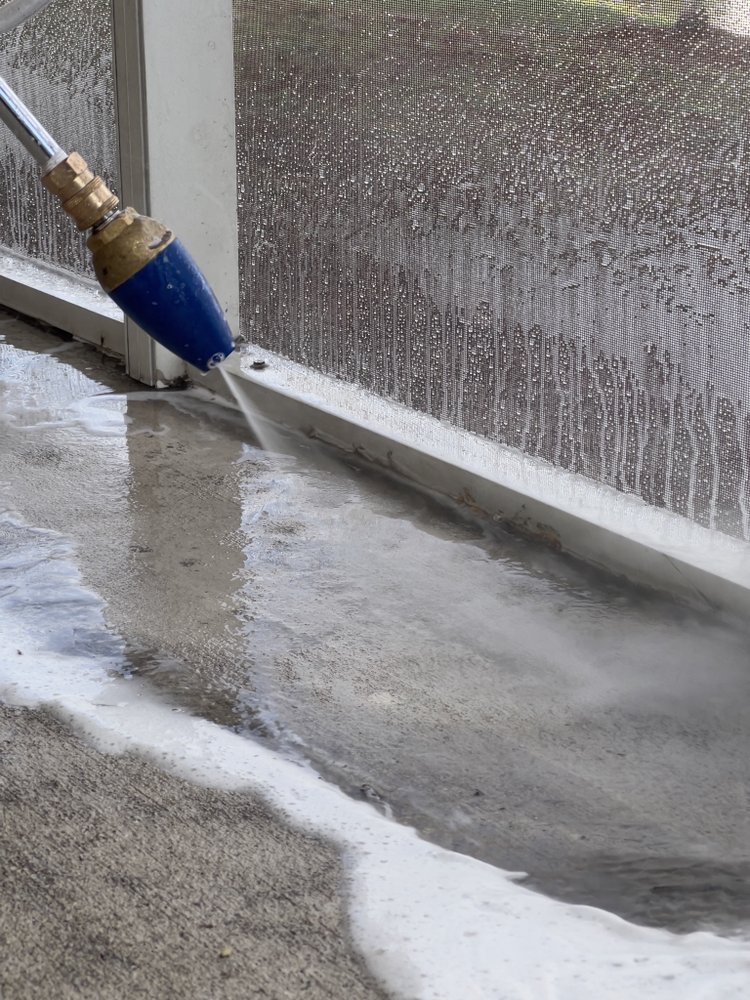 Slide of Rhino Exterior Power Washing