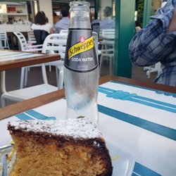 Bar Ercolano - Caprese y Limone cake/Almond and Lemon...out of this world good, not too sweet or tart, so moist...among the best. Great outside cafe vibe