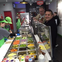The salad bar