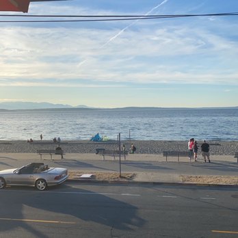 Christo's On Alki - The view from the rooftop deck is amazing and the food is spectacular. - Greek Near Me - Seattle, Washington