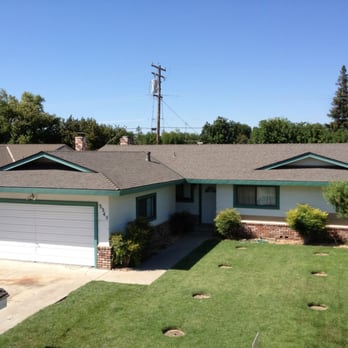 Dehart Roofing - 40yr. Composition asphalt shingles. Brand: Pabco-"Professional 40". Color shown in "Weathered Wood" - Roofing Near Me - Turlock, California