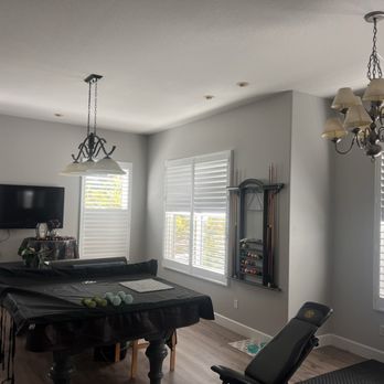 C&C Shutters and Window Coverings - Game room - Shades & Blinds Near Me