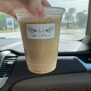 The Honey Bean Coffee and Tea - iced dirty chai latte - Coffee & Tea Near Me - Junction, Texas