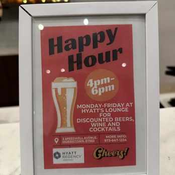 Hyatt Regency Morristown - They have daily happy hour. - Hotels Near Me - Morristown, New Jersey Hyatt Regency Morristown - They have daily happy hour. - Hotels Near Me - Morristown, New Jersey