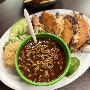 Dona Leti’s - 3 Birria Plate Tacos Bacon-wrapped Cheese Stuffed Jalapenos - Mexican Near Me - Houston, Texas Dona Leti’s - 3 Birria Plate Tacos Bacon-wrapped Cheese Stuffed Jalapenos - Mexican Near Me - Houston, Texas