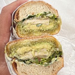 Wrap and Roll - Chicken Pesto Sandwich