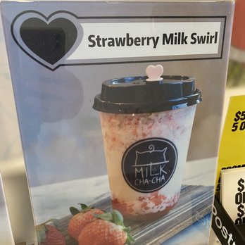 Milk Cha-Cha - Strawberry Milk Swirl - Bubble Tea Near Me - Charlotte, North Carolina