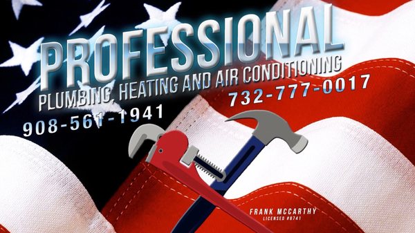 Professional Plumbing Heating And Air Logo