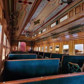 Nevada State Railroad Museum - Carson City - Car interior - Museums Near Me - Carson City, Nevada