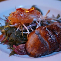 Salt Cafe - duck with mandarin orange and thai salad