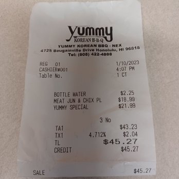 Yummy Korean B-B-Q - Prices have gone up a little but you still get a lot of food, no skimping there - Korean Near Me - Honolulu, Hawaii Yummy Korean B-B-Q - Prices have gone up a little but you still get a lot of food, no skimping there - Korean Near Me - Honolulu, Hawaii