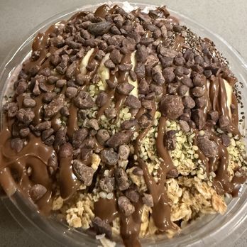 Bowl Shake - Peanut Butter Protein Acai Bowl with cacao nibs & Nutella - Juice Bars & Smoothies Near Me - Cliffside Park, New Jersey Bowl Shake - Peanut Butter Protein Acai Bowl with cacao nibs & Nutella - Juice Bars & Smoothies Near Me - Cliffside Park, New Jersey