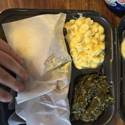 Turnip Greens & Mac n cheese Turnip Greens & Mac n cheese