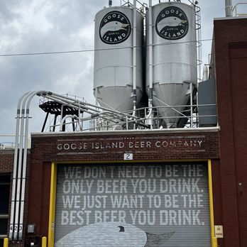 Goose Island Tap Room - Exterior tanks - Breweries Near Me - Chicago, Illinois