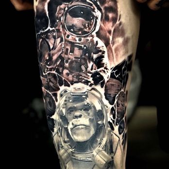 Black Talon Tattoo - Second round thigh - Tattoo Near Me - Arcadia, California