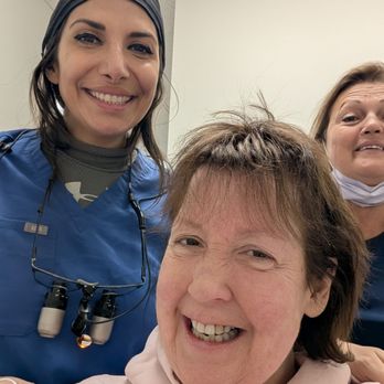 Clear Ridge Dental Care - Dr Lina and her Associate Ana and myself after a porcelain procedure. - General Dentistry Near Me - Chicago, Illinois