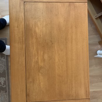John's furniture - Final refinished night stand top. - Furniture Repair Near Me John's furniture - Final refinished night stand top. - Furniture Repair Near Me