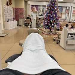 Elegance Nails And Spa - Hot towel after the paraffin was removed