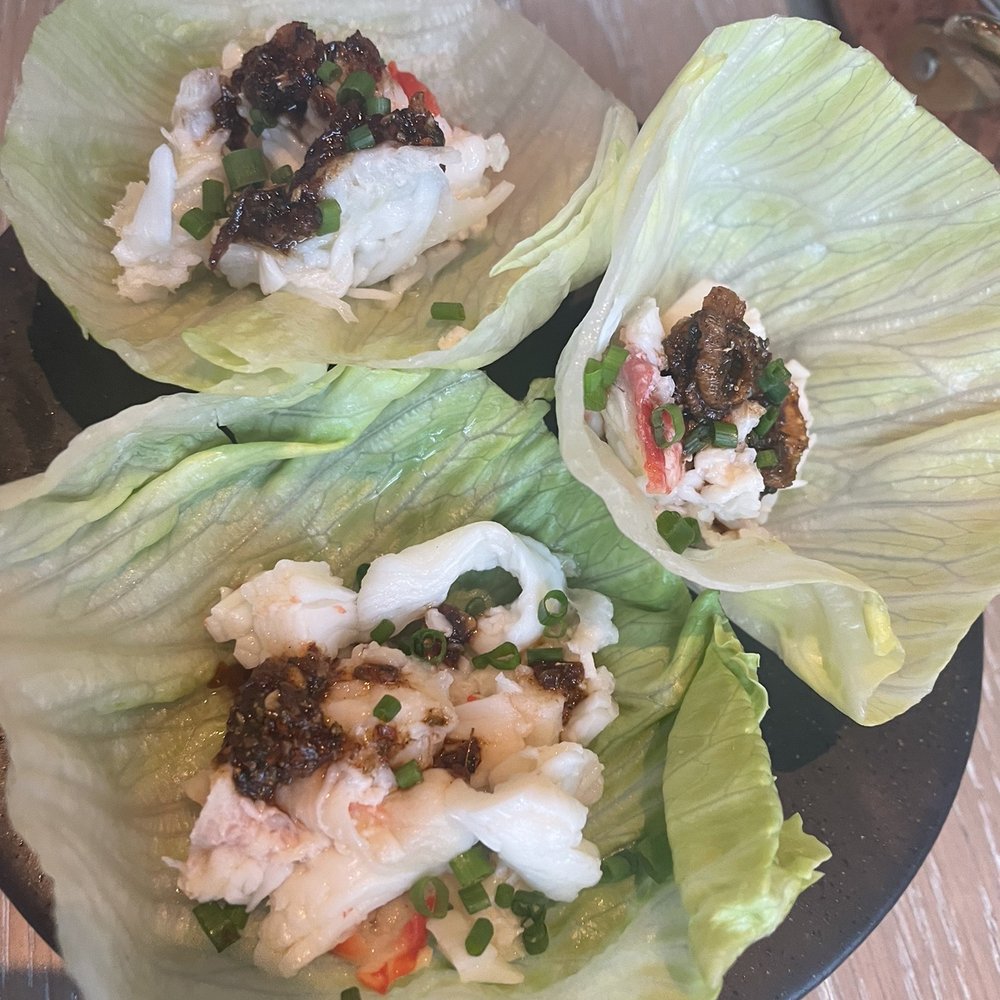 Carne Mare - King crab lettuce cups (usually only 2per an order) - Steakhouses Near Me - New York, New York Carne Mare - King crab lettuce cups (usually only 2per an order) - Steakhouses Near Me - New York, New York