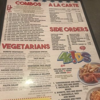 El Jinete - Menu - Mexican Near Me - Ooltewah, Tennessee