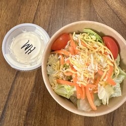 Cafe At The Crossing - Side salad that came with Thursday Night Dinner Special