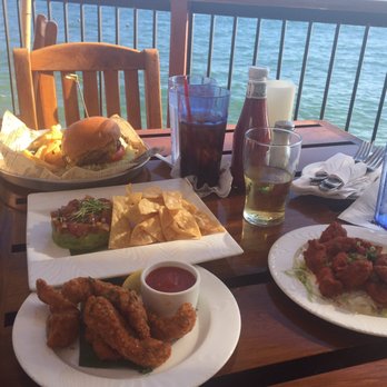 Kimo's Maui - Farthest to nearest - cheeseburger, avocado poke stack, Macadamia crusted calamari, buffalo chicken bites - Seafood Near Me - Lahaina, Hawaii Kimo's Maui - Farthest to nearest - cheeseburger, avocado poke stack, Macadamia crusted calamari, buffalo chicken bites - Seafood Near Me - Lahaina, Hawaii