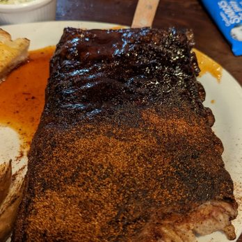 Central BBQ - Regular order of pork ribs half dry half glazed (wet is on the table) - Barbeque Near Me - Memphis, Tennessee Central BBQ - Regular order of pork ribs half dry half glazed (wet is on the table) - Barbeque Near Me - Memphis, Tennessee